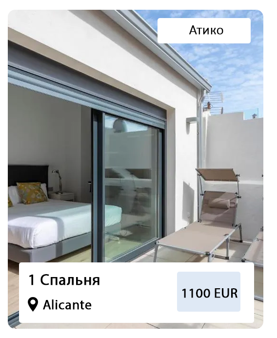 Аренда Атико в Аликнате